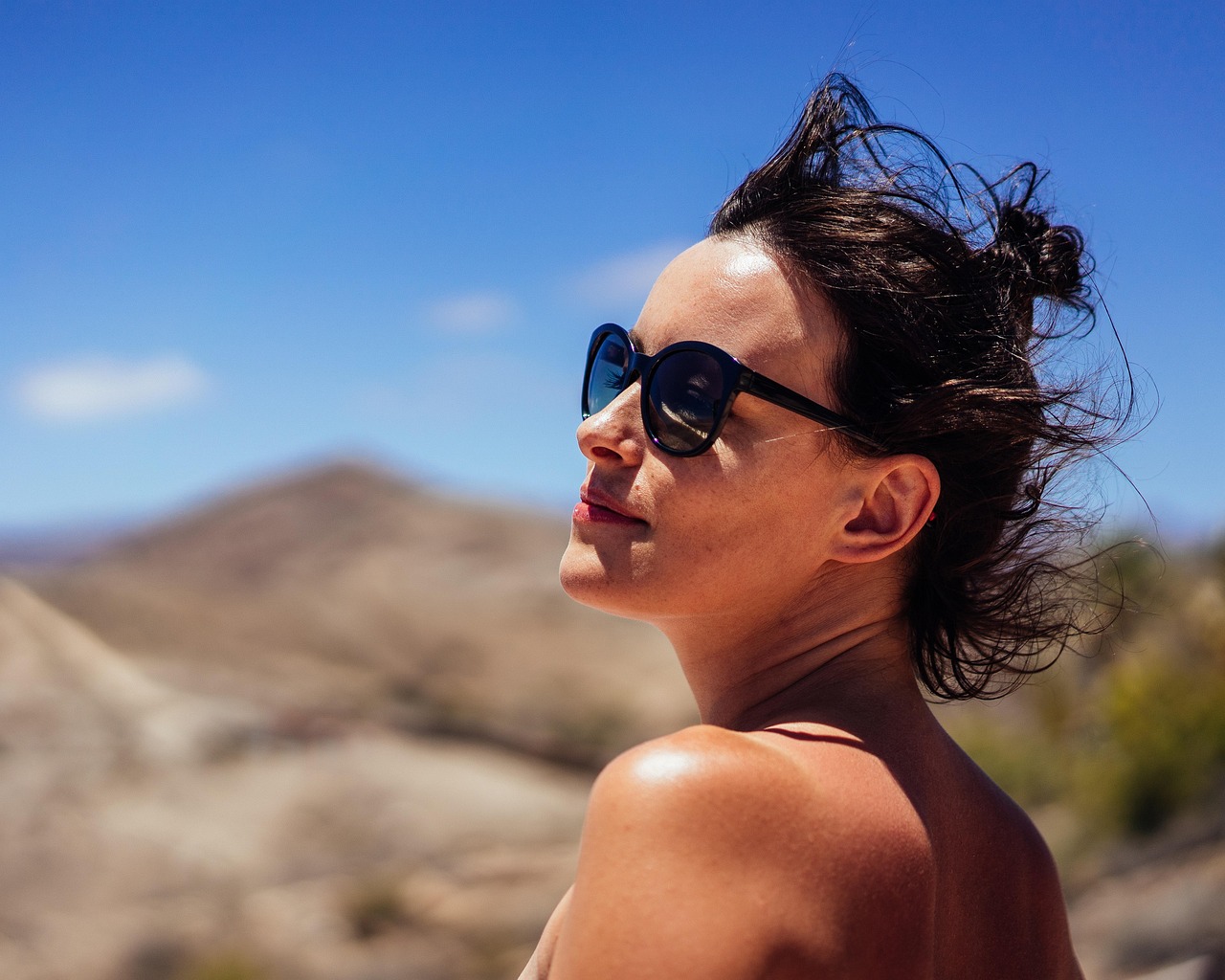 woman, female, portrait, holiday, leisure, vacation, happy, content, enjoy, spain, spanish, european, island, heat, summer, breeze, wind, nature, authentic, experience, adventure, woman, content, breeze, breeze, authentic, authentic, authentic, authentic, authentic